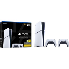 Sony PlayStation 5 Slim Digital Edition + 2 pady (9581574)