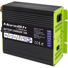 Qoltec Smart battery charger for LiFePO4 AGM GEL SLA batteries | 70A | 12V