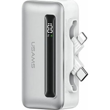 Usams Powerbank 4500mAh 20W USB-C/Lightning silver