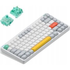 Nuphy - Halo75 v2 Wireless Mechanical Keyboard - Wireless Mechanical Keyboard Ionic White Mint