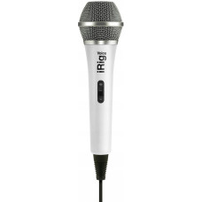 Ik Multimedia iRig Voice, Stage/performance microphone, 100 - 15000 Hz, 3%, Unidirectional/Cardioid, Wired, White