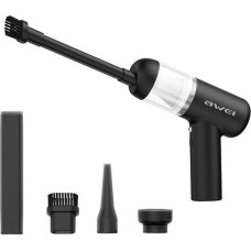Awei Mini handheld vacuum cleaner V2 cordless with dust indicator black/black