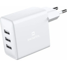 Sourcing Swissten Smart IC Network Charger 3x USB 3A 15W