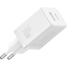 Baseus Ładowarka sieciowa Baseus Cube C+U 30W EU (moon white)