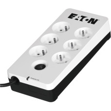 Eaton Listwa zasilająca Eaton Protection Box przeciwprzepięciowa 6 gniazd 1 m biała (PB6F)