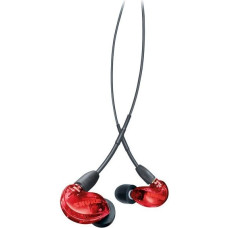 Shure Headphones SE215SPE-RD-EFS - In-ear headphones with single transducer and 3.5mm cable (red)