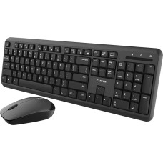 Canyon Klawiatura + mysz Canyon CANYON SET-W20 EN/RU Klaviatūra ir pelė Velvet Wireless Juodas