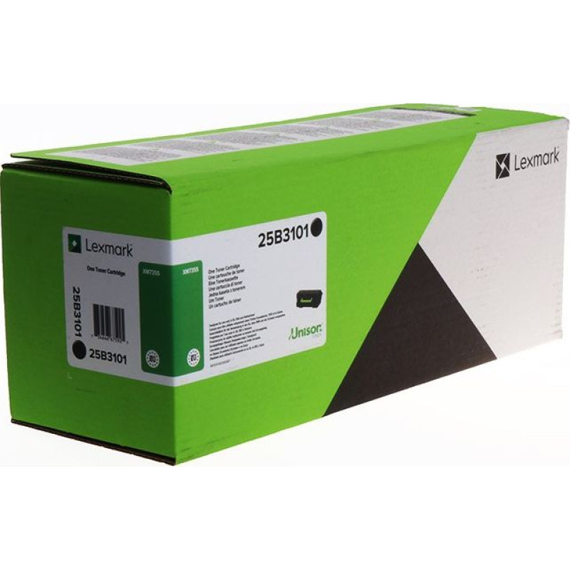 Lexmark Toner Lexmark 25B3101 Black Oryginał  (25B3101)
