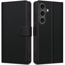 4Kom.pl Tech-Protect Wallet RS Samsung Galaxy S25 Black/red flip case