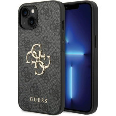 Guess GUHCP15M4GMGGR iPhone 15 Plus 6.7" grey/grey hardcase 4G Big Metal Logo