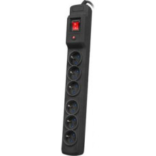 Armac Multi M6 surge protector power strip 6 sockets 10 m black (M6/100/CZ)