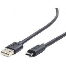 Gembird Kabel USB Gembird USB-A - 1 m Czarny (CCP-USB2-AMCM-1M)