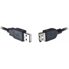 Gembird Kabel USB Gembird USB-A - USB-A 1.8 m Czarny (CCP-USB2-AMAF-6)