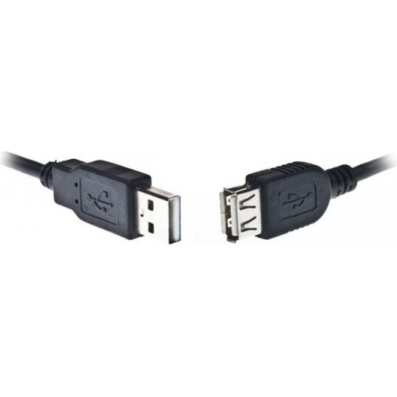 Gembird Kabel USB Gembird USB-A - USB-A 1.8 m Czarny (CCP-USB2-AMAF-6)