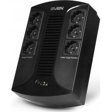 Sven UPS UP-L1000E, ~230V, 510W,6 euro sockets, black.