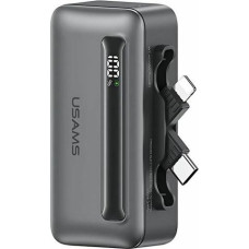Usams Powerbank 4500mAh 20W USB-C/Lightning grey