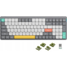 Nuphy - Air96 V2 Wireless Mechanical Keyboard - Wireless Mechanical Keyboard Slim Lunar Gray Moss