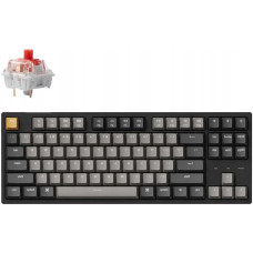 Keychron - C1 Pro QMK/VIA Wired Mechanical Keyboard - Programmable RGB Red K Pro Hot-Swap Mechanical Keyboard