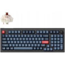 Keychron V5 Max QMK/VIA Wireless Custom Mechanical Keyboard Fully Assembled Knob / Carbon Black / Gateron Jupiter Brown