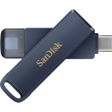 Sandisk iXpand Phone Drive 256GB USB-C Metal Sky flash drive