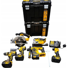 Dewalt POWER TOOLS COMBO SET (DCD795, DCH253, DCF886, DCS331, DCS391, DCL040, 3X BATTERIES DCB183, 2X TSTAK CASES)