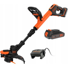 Black&Decker Black & Decker Akumuliatorinė žoliapjovė su 25 cm ašmenimis, 18V, Juodas & Decker [BCSTR918D1-QW] 2,0Ah