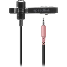 Speedlink SPES microphone. zum Anstecken. Metalclip. schwarz retail