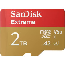 Sandisk Extreme MicroSDXC 2 TB UHS-I/U3 A2 V30 card (SDSQXAV-2T00-GN6MA)