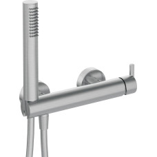 Deante Silia shower mixer brushed steel (BQS F41M)
