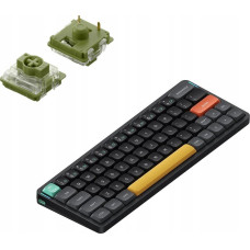 Nuphy - Air60 V2 Wireless Mechanical Keyboard - Wireless Mechanical Keyboard Slim Basalt Black Moss