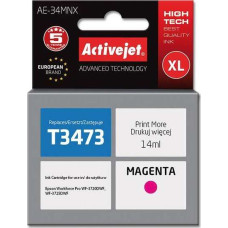 Activejet Ink AE-34MNX (for Epson printer, replacement T3473 supreme 14ml magenta) - AE-34MNX