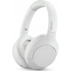 Philips Belaidės ausinės headphones TAH8506WT/00, Noise Cancelling Pro, Up to 60 hours of play time, Touch control, Bluetooth multipoint, Baltas