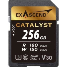 Exascend Catalyst SDXC 256 GB Class 10 UHS-I/U3 V30 card (EX256GSDU1)