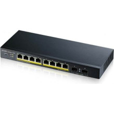 Zyxel Switch Zyxel GS1900-10HP 10p PoE (PoE+: 8;) 77W Managed Gigabit