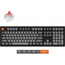 Keychron - K10 Max QMK Wireless Mechanical Keyboard - Fully Assembled Mechanical Keyboard / White Backlight / Super Red