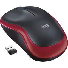 Logitech Mysz Logitech M185 910-002240 (optyczna; 1000 DPI; kolor czerwony)