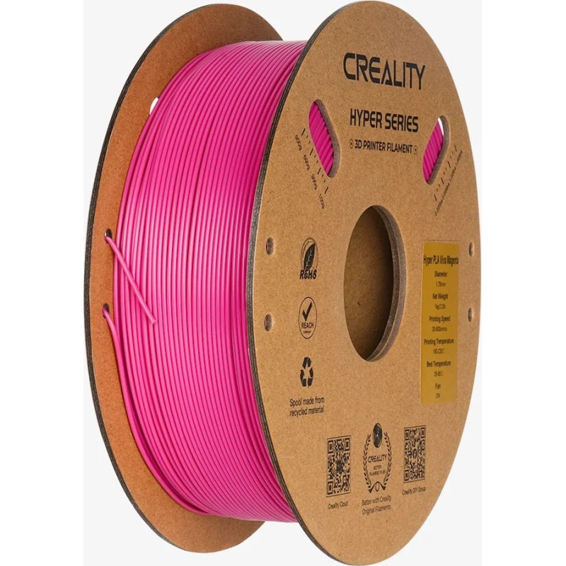 Creality Drukarka 3D Creality Creality Filament Hyper PLA, 1kg, 1,75mm, Viva Magenta (3301010413)