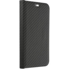 OEM LUNA Book Carbon holster for IPHONE 15 Plus black