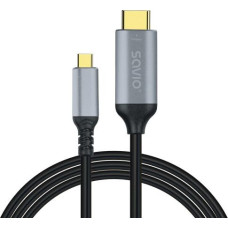 Savio USB-C to HDMI v2.0b cable, 3m, copper CL-184