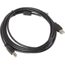 Lanberg Kabel USB Lanberg USB-A - USB-B 3 m Czarny (CA-USBA-11CC-0030-BK)