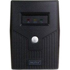 Digitus Line-Ineractive LED BASIC UPS, 800VA/480W, 1x12V/9A, AVR, 2x Schuko CEE 7/3