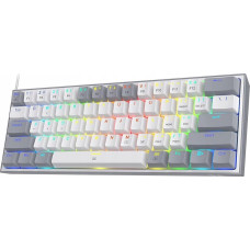 Redragon Klawiatura Redragon K617 Fizz Red switch (K617WG-RGB)