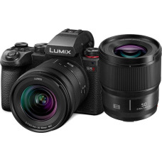 Panasonic Aparat Panasonic Lumix S5 II + S 20-60 mm f/3.5-5.6 + S 50 mm f/1.8 (DC-S5M2WE)