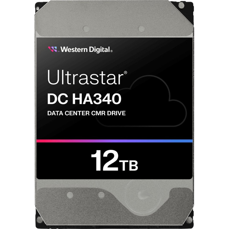 WD Ultrastar DC HA340 WUS721212BLE6L4 - Festplatte - Datencenter - 12 TB - intern - 3.5" (8.9 cm) - SATA 6Gb/s - 7200 rpm - Puffer: 512 MB