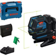 Bosch CROSS LASER GCL 12V-50-22 CG GREEN +HANDLE RM 20 +ADAPTER AA 1 1 1x2.0Ah