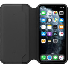 Apple Leather folio case for iPhone 11 Pro - black-MX062ZM/A