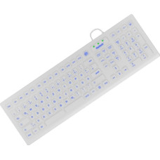 Keysonic Pad KSK-8031INEL USB keyboard QWERTZ German White