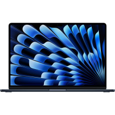 Apple MacBook Air 15,3"Retina 500nit M4 chip with 10-core CPU + 10-core GPU 16GB SSD256 2xTB4 BLKB 1Y Midnight