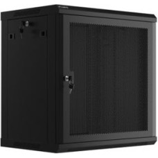 Lanberg Cabinet Hanging cabinet 19 inch 12U 600x450 perforated door (flat pack) black