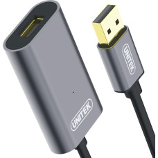 Unitek USB-A - USB-A 5 m Silver cable (Y-271)